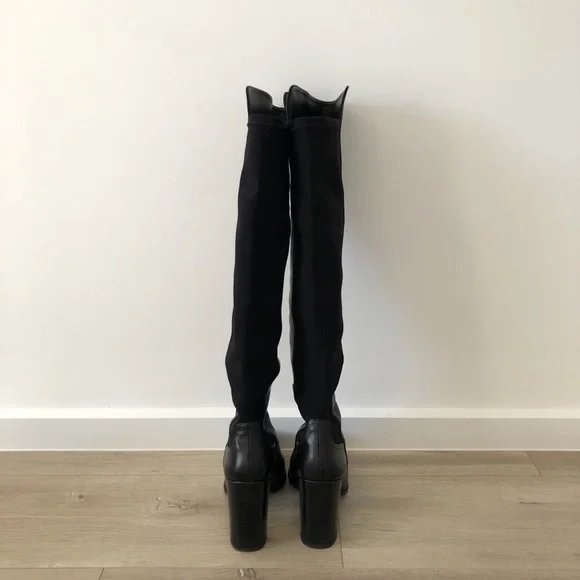 💫HOST PICK 💫 STUART WEITZMAN Over the Knee Black Boots - Picture 3 of 4